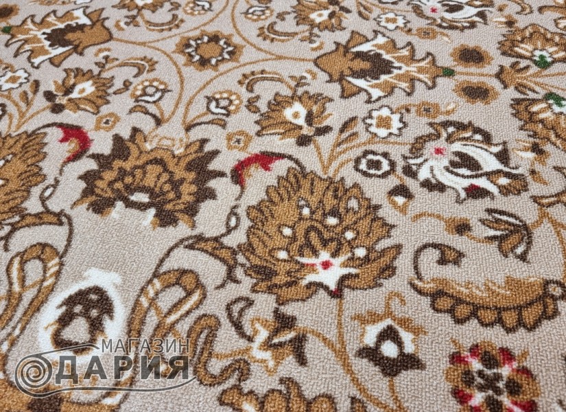 Мокетен килим ERIKA 8031 beige елипса
